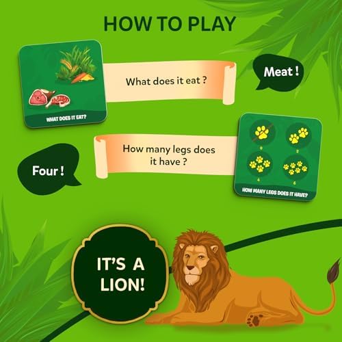 Skillmatics Guess in 10 Junior – Animal Kingdom, Card Game, Gift for Kids - Image 4