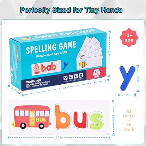 Spell Learning Toys - See & Spell Matching Letter Game for Preschool - Image 4