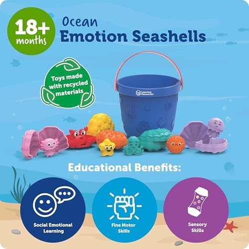 Learning Resources Ocean Emotions Seashells - Image 6