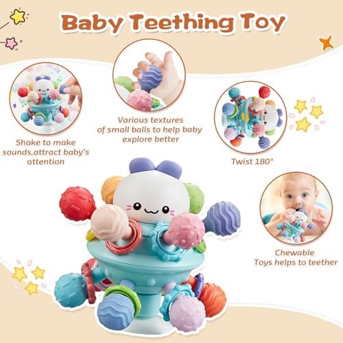 Montessori Toys for 6-12 Months, 4 in 1 Baby Toys for 6 Month Old - Image 6