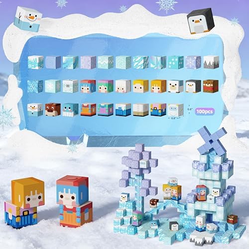 GobiDex 100PCS Magnetic Blocks Magnet Building Princess Castle Toys - Image 5