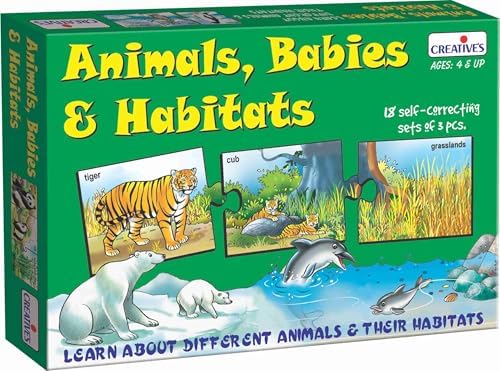 CREATIVE EDUCATIONAL Pre-School Animal Babies and Habitats by Unknown