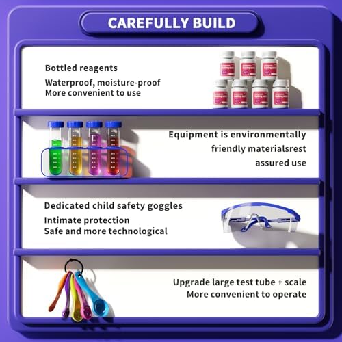 Science Kit with 220+ Science Lab Experiments, DIY STEM Educational Learning Scientific Tools for 3 4 5 6 7 8 9 10 11 Years Old Boys Girls Kids Toys - Image 5