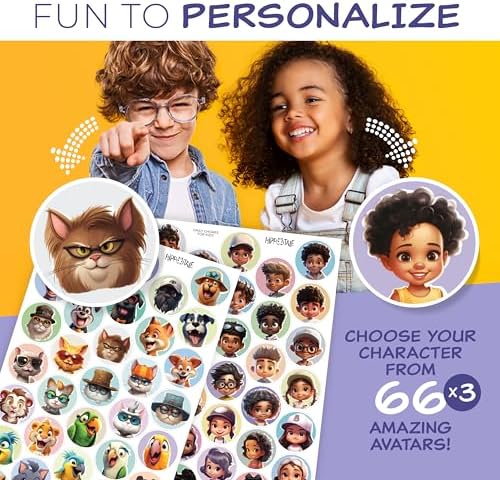 Chore Chart for Kids – Daily Routine Chart for Kids with Checklist & Stickers, Magnetic Kids Chore Chart – 540 Pcs Set of Chore Board Visual Schedule for Kids with Autism & Best ADHD Tools for Kids - Image 5