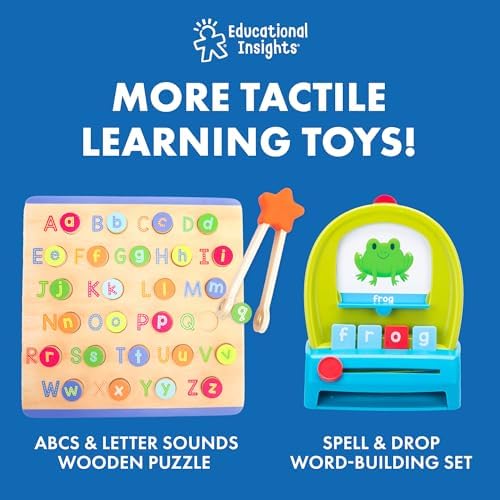 Educational Insights ABC Arc Mat AlphaMagnets Set - Magnetic Letter Board, Toddler Alphabet Magnets, Magnetic Letters and Numbers, ABC Learning Toys for Kids Ages 3-5, Spelling Toys, Alphabet Arc - Image 6