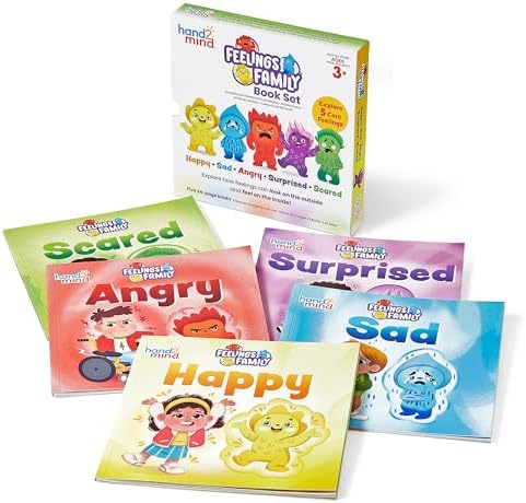 hand2mind Feelings Family Core Emotions Book Set by hand2mind