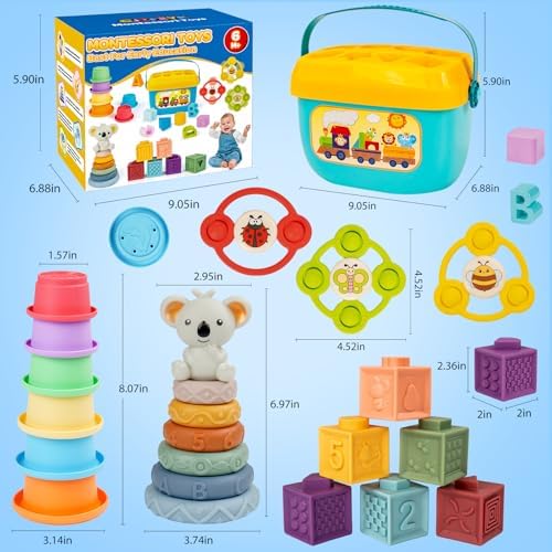 Montessori Babies Toys 6-12 Months Infant Sensory Learning Toy 1-3 Year Old - Image 5