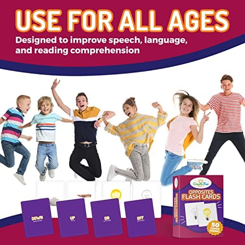 CreateFun Opposites Flash Cards, 50 Realistic Matching Photo Cards,25 Pairs - Image 6