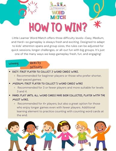Little Learner Word Match – Phonics and Early Literacy Educational Card Game for Toddlers, Preschoolers, and Kids (2+), Multiplayer, Letter Recognition & Reading Readiness, Fun Learning Activity - Image 7