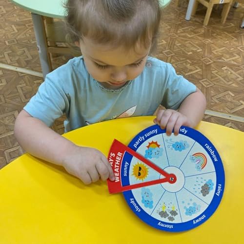 Weather Wheels, Educational and Learning Activities for Kids, Preschool Learning Toys, Classroom Decor - Image 2