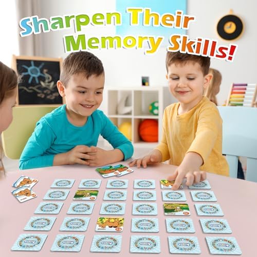 Aizweb Alphabet Match Game,Memory Game,52 Pcs ABC Learning Letter Flash Cards for Toddlers Ages 3 4 5,Educational Toys for Pre K Preschool Kindergarten Learning Activities Classroom Must Haves - Image 2