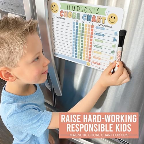 Magnetic Chore Chart for Kids Dry Erase Reward Chart for Home and Classroom - Image 2