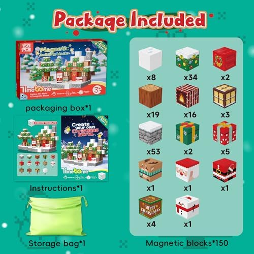 Magnetic Building Blocks, 150PCS - Image 2
