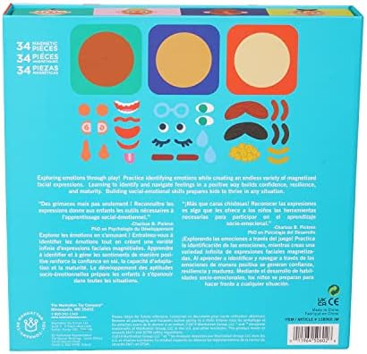 Manhattan Toy Making Faces 34-Piece Bilingual Emotion Toy for Kids 3 Years and Up for English and French Learning - Image 6