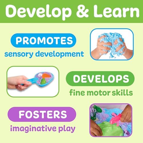 Creativity for Kids Sensory Bin: Axolotl | Hands-On Activity with Wiggly Foam, Figures & Tools | Encourages Fine Motor Skills, Creativity & Calm (Ages 3+) - Image 7