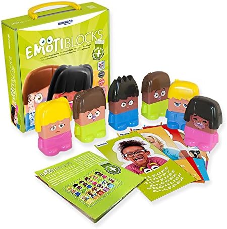 Miniland Educational MLE32350 Emotiblocks (Pack of 18),9.25x2.36x9.65 inch by MinilandEducational