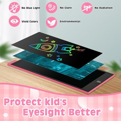 cimetech LCD Writing Tablet, 12 Inch Drawing Pad Doodle Board for Kids - Image 3