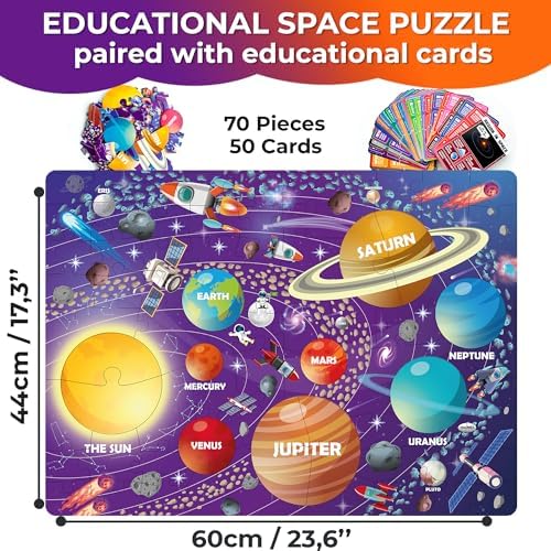 Puzzles for Kids Ages 4-6 - 70 Pcs Jigsaw Preschool Kids Puzzles Ages 5-8 - Image 2