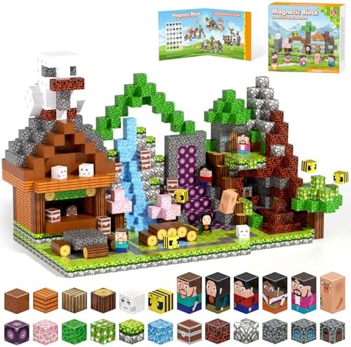 100pcs Magnetic Building Blocks,Magnetic Cubes STEM Sensory Toy for Ages 3+ by GRYXPOX-BuildMagwonderWorlds