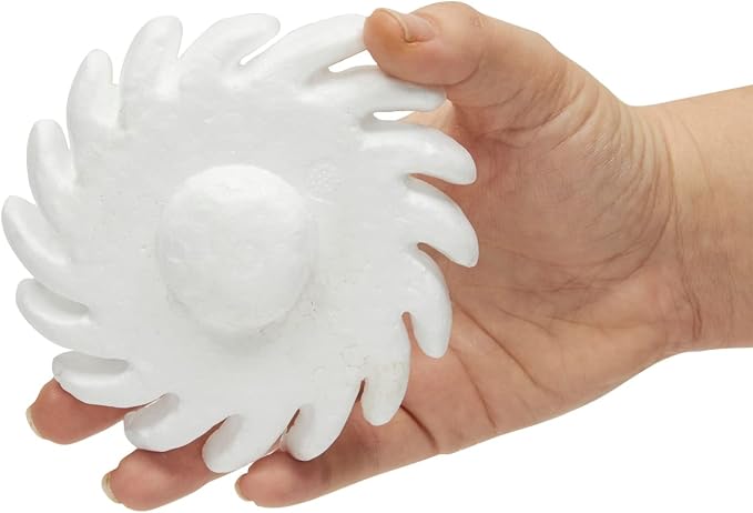 12-Piece 3D Solar System Model Kit - 12 Pcs White Foam Balls & Dowels - DIY Solar System Project & Kids Toys - Foam Planets to Paint & Painting Kit for Science Coloring Fun for Kids - Image 5