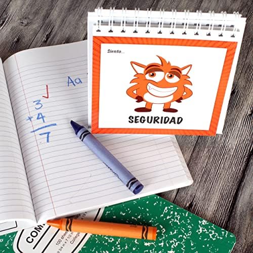 The Original Mood Flipbook for Kids; 20 Different Moods/Emotions; Autism; ADHD; Help Kids Identify Feelings and Make Positive Choices; Laminated Pages (Spanish Flipbook) - Image 5