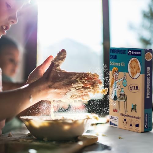 Einstein’s “Hydrophobic Sand Kit for Kids. STEM for Boys & Girls Aged 6 and Above. 10 Exciting Experiments Inside. Detailed Picture Guide Included. - Image 3
