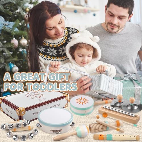 Baby Musical Instruments - Montessori Wooden Musical Toys for Toddlers Kids - Image 6