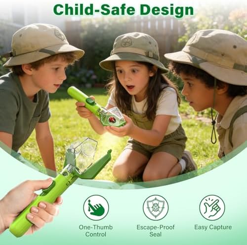 2PCS Bug Catcher for Kids with 6X Magnifier, STEM Educational Learning Toys - Image 4