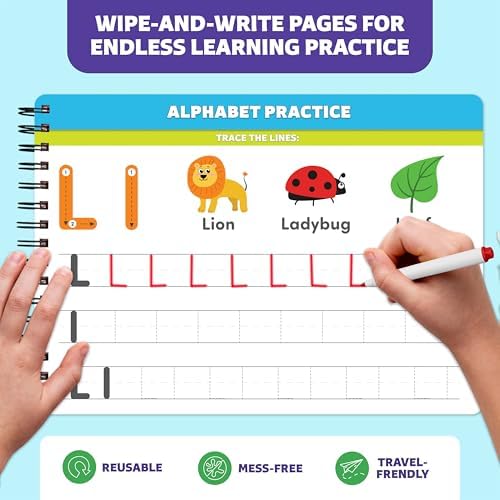 Preschool Workbook, 53 Learning Activities, Educational Kids Toy Ages 3-5 - Image 4