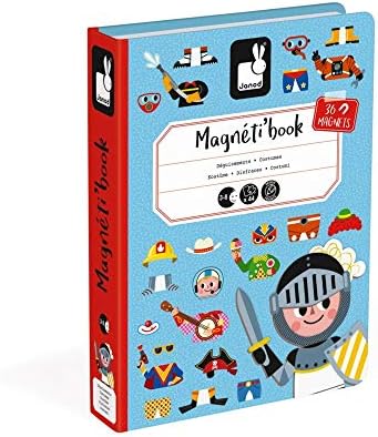 Janod - MagnetiBook 45 pc Magnetic Boys Costumes Dress Up Game - Travel Entertainment - Encourages Imaginative Play - Boosts Creativity and Confidence - Enhances Fine Motor Skills - Image 4