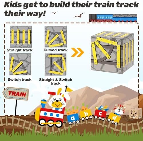 Magnetic Building Blocks Toddler Toys STEM Sensory Outdoor for 3+ Year Old Boys & Girls, Kids Toys for Ages 4-6 6-8 5-7 - Image 2