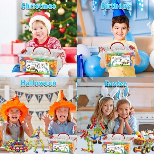 Huaker STEM Building Toys for 3 4 5 6 7 8 Year Old Boys Girls Birthday Gift - Image 6