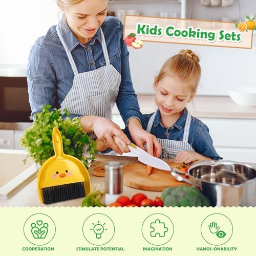 Kids Knife Set with Cutting Board, Toddler Knife 3+ Years Old Girls & Boys - Image 6