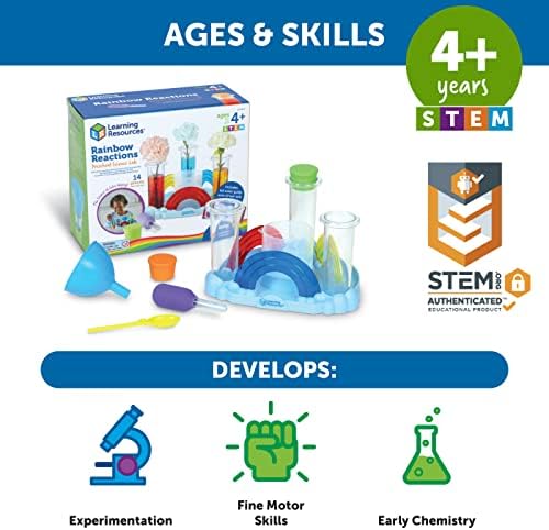 Learning Resources Rainbow Reactions Preschool Science Lab - Image 6