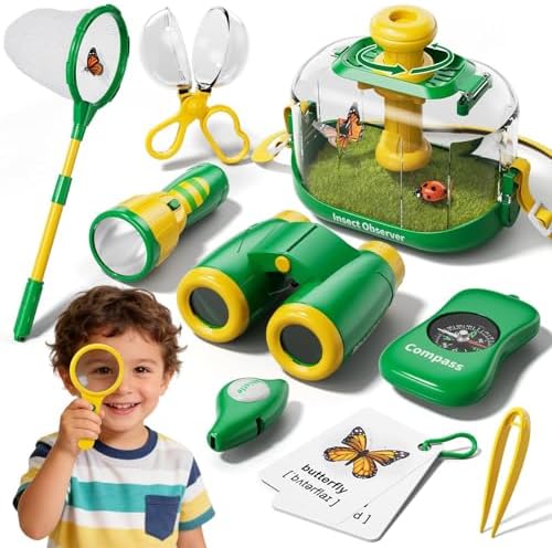 Kids Bug Catcher Kit Outdoor Explorer Set Educational Nature Toy Ages 3-12 by Unknown