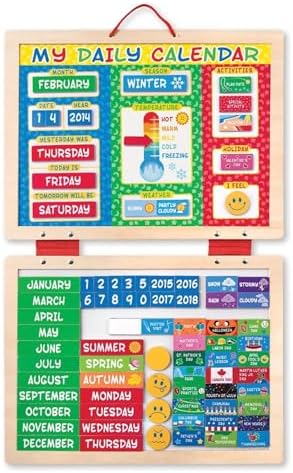 Melissa & Doug My First Daily Magnetic Calendar by Unknown