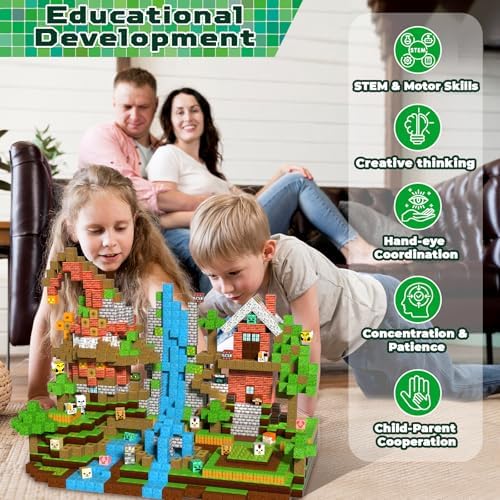 ToyUnited 300PCS Magnetic Blocks - Magnetic Building Blocks, Stacking Magnet Cubes Toys, STEM Montessori Sensory Game Toys for Kids Boys and Girls Ages 3 4 5 6 7 8 9 10+ Birthday Gifts - Image 6