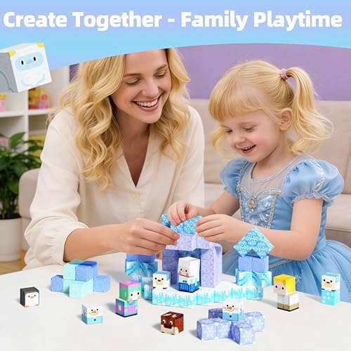 GobiDex Magnetic Building Blocks Princess Castle for Girls Age 3+ Years Old - Image 3