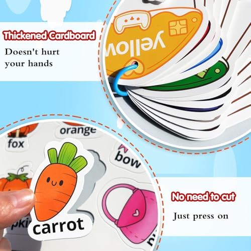 Montessori Busy Book Color Sorting Toys for Toddlers 3-5 Activity Books - Image 6