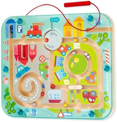 HABA Town Maze Magnetic Busy Board & Travel Toy for Toddlers Ages 2 & Up by HABA