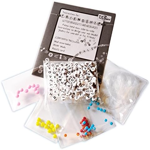 TS Shure by Bendon Friendship Bracelet Mini Craft Activity Tin with 190 Beads and Elastic Cord 51243 - Image 3