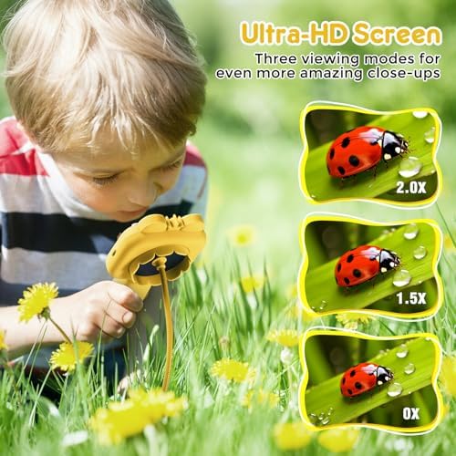 Kids Toy Borescope Camera with Light, 2.4" 1080P Outdoor STEM Toy - Image 5