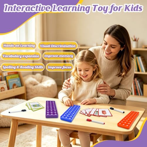 CVC Word Games for Kids, Sight Words Phonics Educational Sensory Toy - Image 6