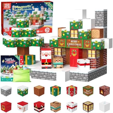 Magnetic Building Blocks, 150PCS by TIMETOME