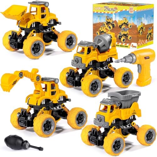 LUDILO Take Apart Construction Toys for 4 Year Old Boys Gifts Toys Age 4-6 by LUDILO