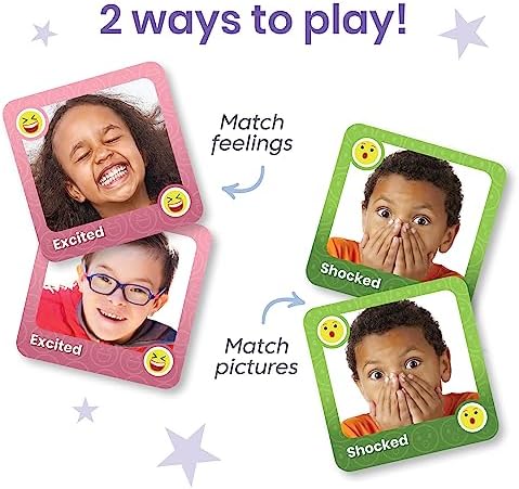 hand2mind Express Your Feelings Memory Match Game, Emotion Cards - Image 4