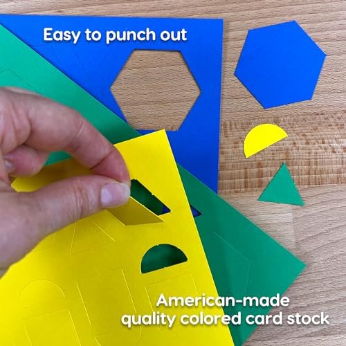 Pattern Block Shapes, Math Manipulatives, 882 Piece - Image 6