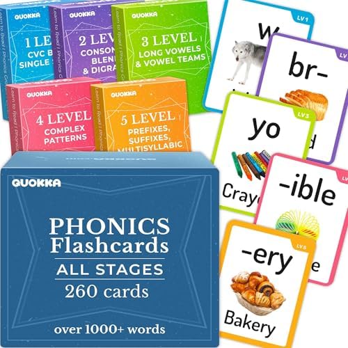 Flash Cards for Toddlers — Learning Alphabet Flashcards for Kids 5-8 by QUOKKA