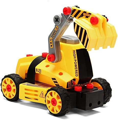 Mobius 7-in-1 Take-Apart Construction Truck Set with Drill, Ages 3+ - Image 2