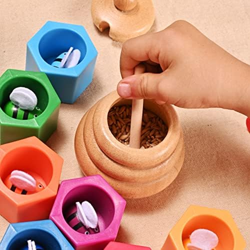 Montessori & Waldorf Sensory Bin Toys - Pretend Play Dish & Tongs, Fine Motor Learning Toys for Toddlers - Image 7